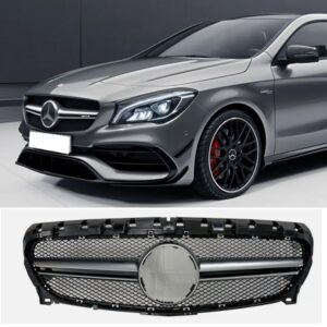 W117 `16 CLA45 Style Front Grille (Sliver)