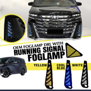 Vellfire 2024 Fog Lamp Cover Daylight ( 3 Colour )